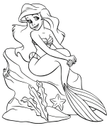 The Little Mermaid Online Coloring